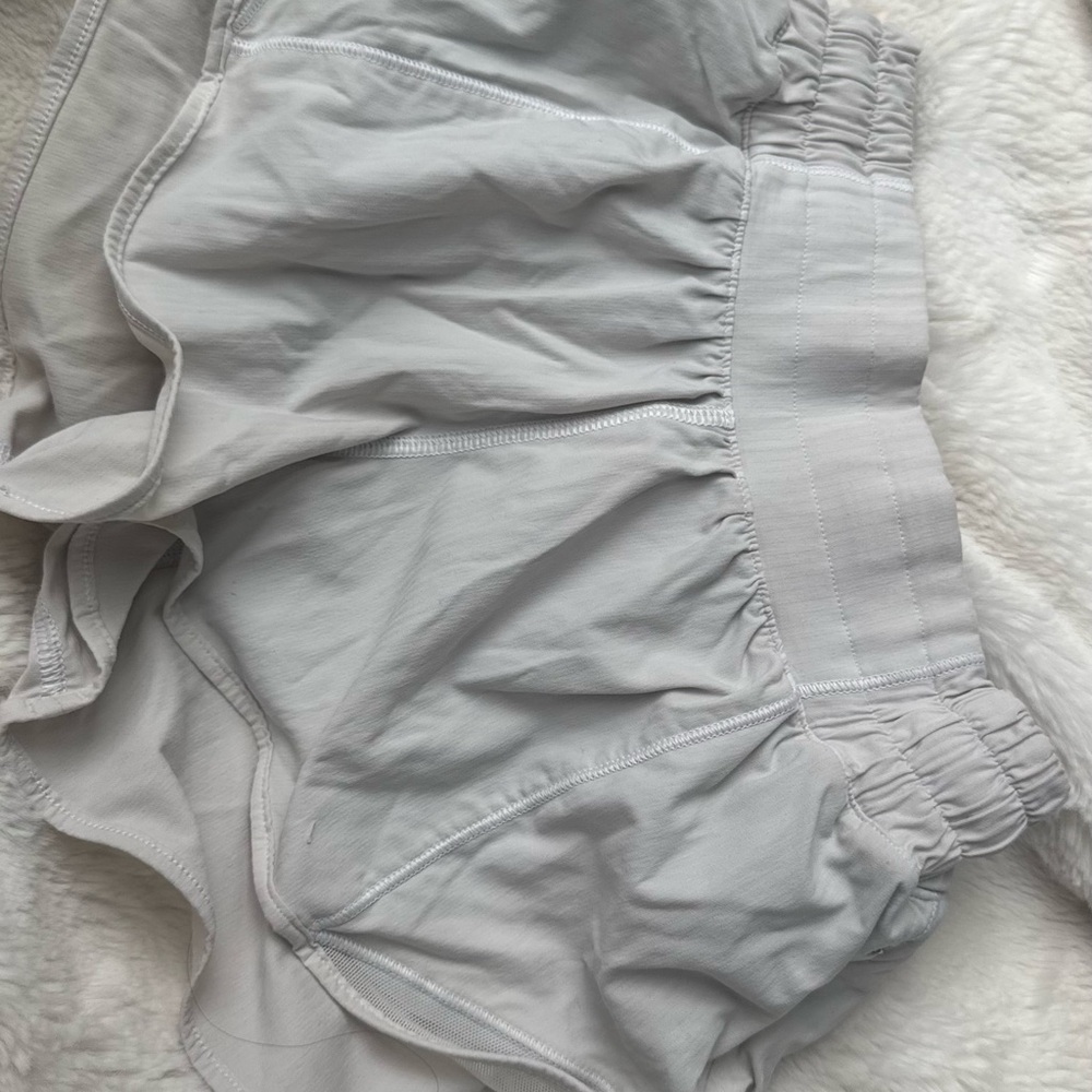 Women's White Lululemon shorts